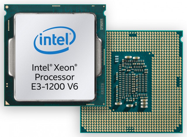 Intel анонсировала новые процессоры Intel Xeon E3-1200 v6